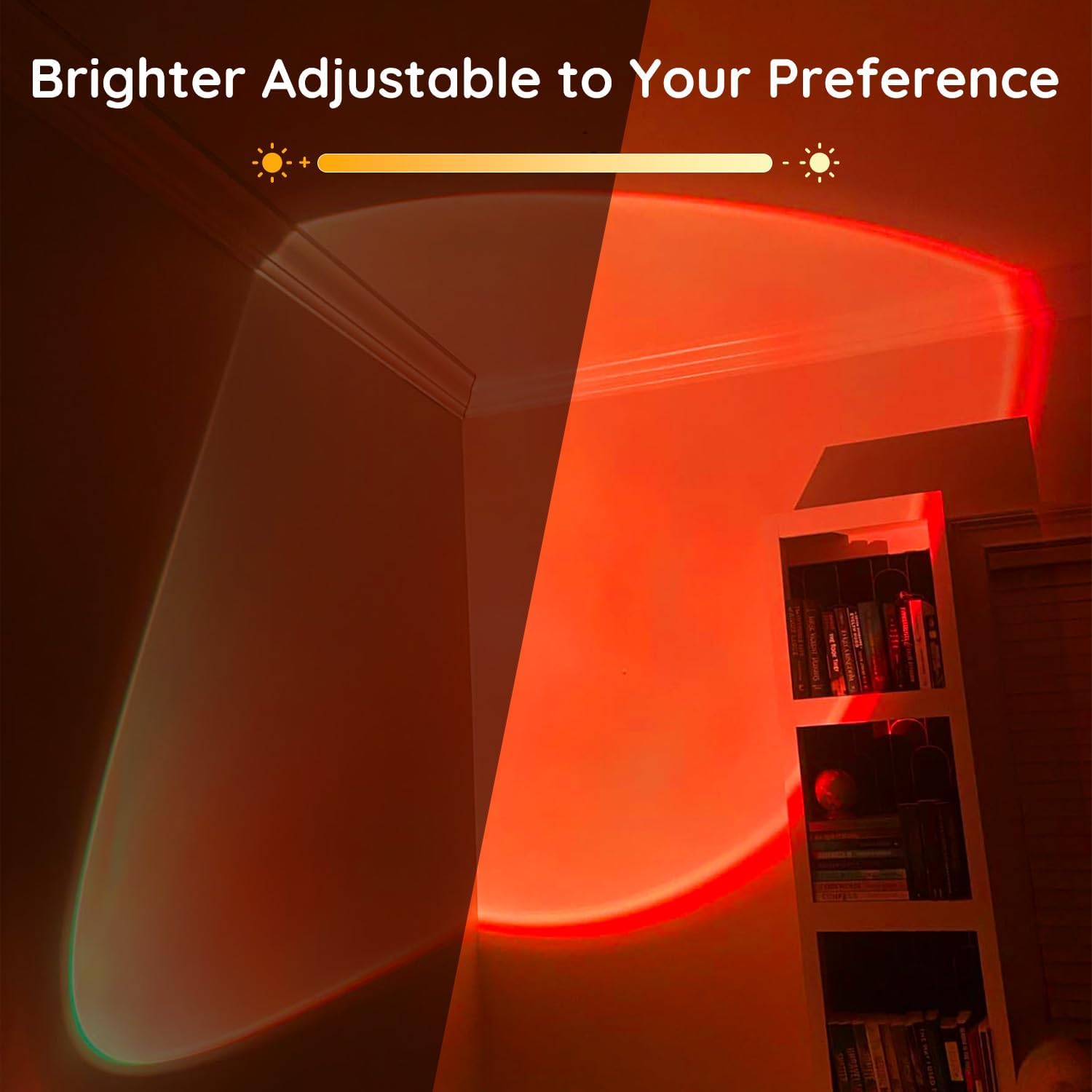 Neroupe Sunset Lamp Projector with APP Control Multicolor Changing Lights