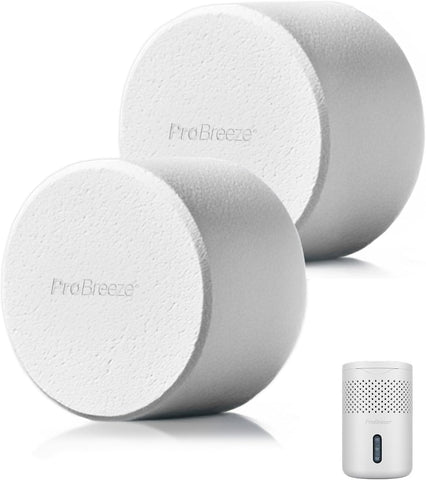 Pro Breeze Osmo Moisture Absorber Refill Tablets – 2 x 700g Extra-Large Refills for Dehumidifier – Up to 100 Days Humidity & Odour Absorption – Eco-Friendly, Fragrance-Free, No Power Needed