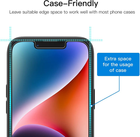 JETech Privacy Screen Protector for iPhone 14 Plus, 2-Pack
