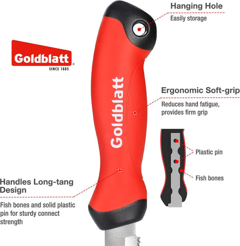 Goldblatt Heavy Duty Carpet Knife, Linoleum Cutter & Hook Knife for Roofing