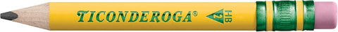 Ticonderoga My First Short Triangular Wood-Cased Pencils, #2 HB Soft