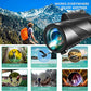 80X100 Monoculars for Adults High Power Monocular Telescope for Smartphone Wildlife Bird Watching Hunting Camping Travel Scenery with Smartphone Holder & Tripod