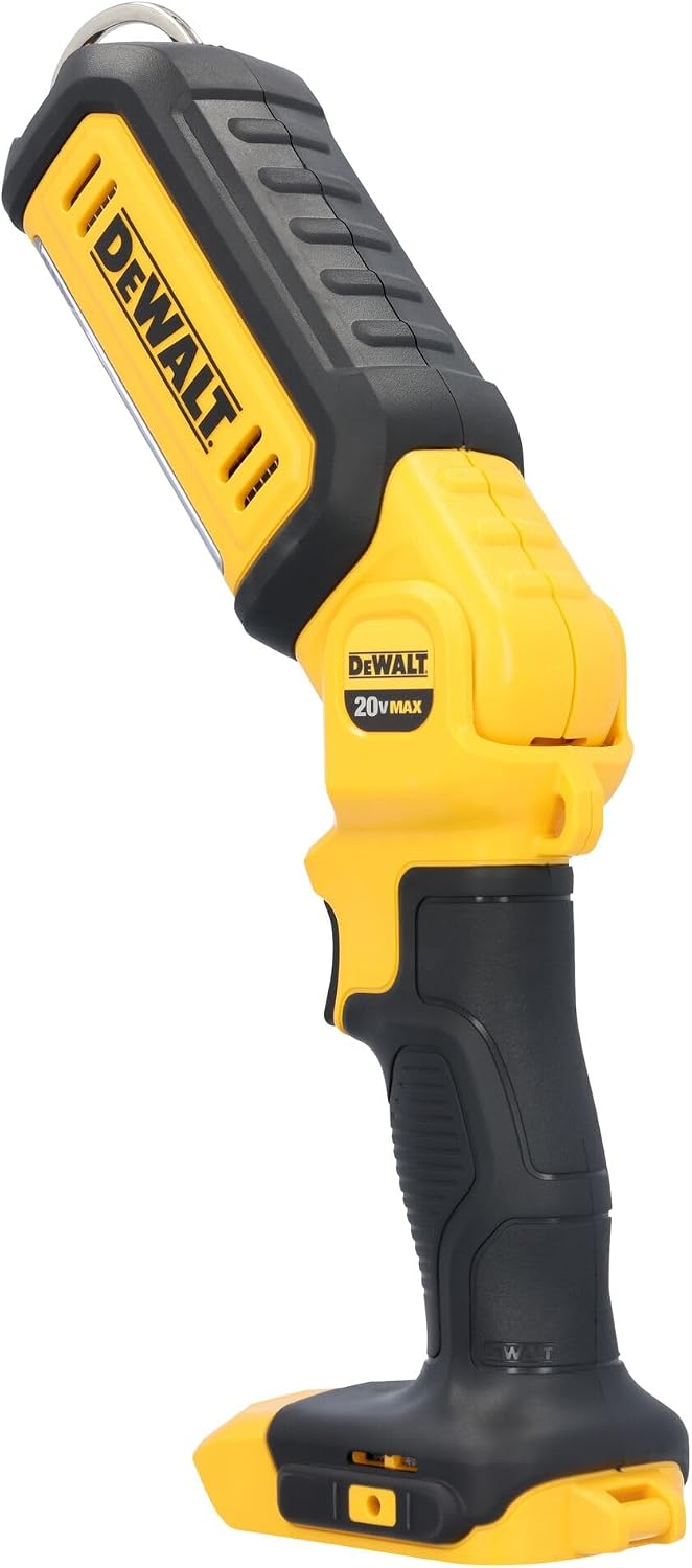DEWALT 20V MAX LED Work Light, Rechargeable Flashlight, Pivoting Head, Bare Tool Only (DCL050)