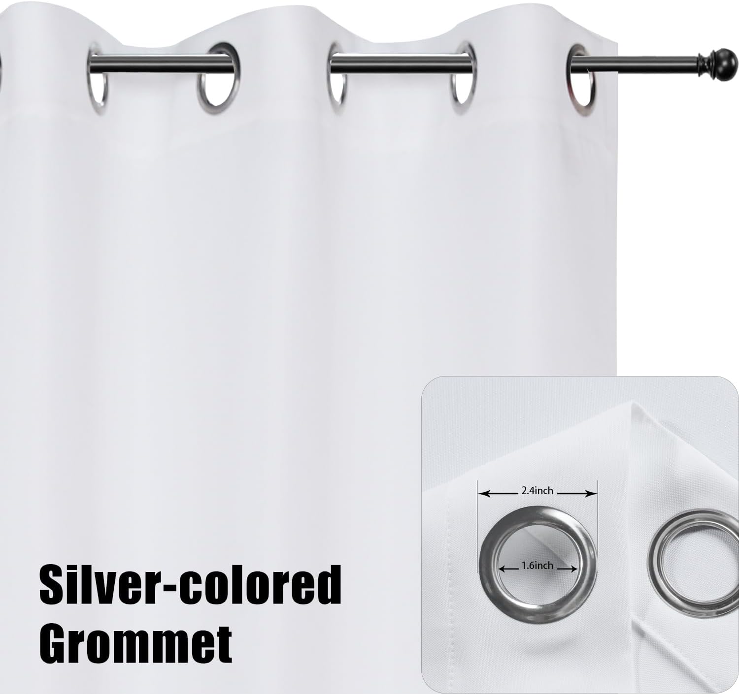BONZER Waterproof Indoor/Outdoor Curtains for Patio Thick Privacy