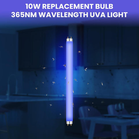 LiBa Bug Zapper Replacement Bulb 10W 2-Pack, UV Lamp for 20W Indoor Zapper