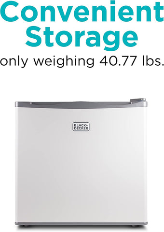 BLACK+DECKER 1.2 Cu. Ft. Compact Upright Freezer, BUFK12W, White
