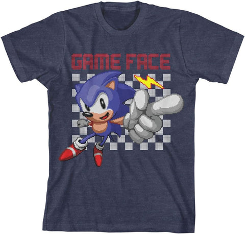 Sonic The Hedgehog 3-Pack Boy's Crew Neck Short Sleeve T-Shirt Combo Set