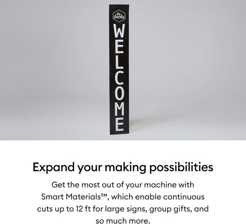 Cricut Smart Permanent Vinyl, White (13in x 5ft)