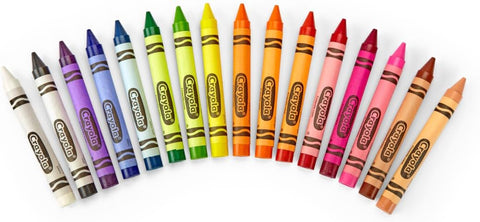 Binney & Smith Crayola(R) Large Crayon Set, Lift-Lid Box, Assorted Colors, Box Of 16