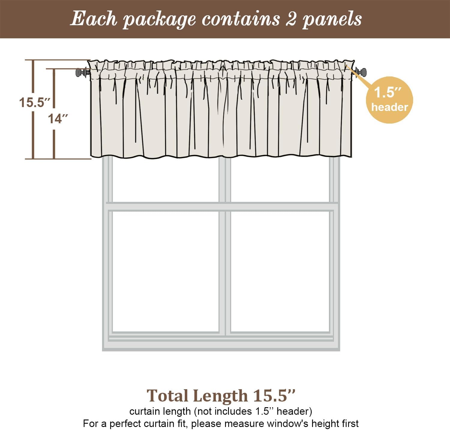Chyhomenyc Sheer Valances for Windows 2 Packs, 42Wx14L Inches Small Window Valance for Living Room Bathroom Cafe Laundry Basement, Elegant Rod Pocket Voile Valance, Purple