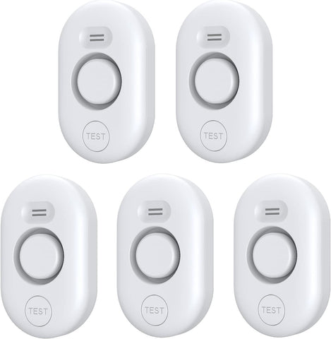 5 Pack Water Leak Detectors for Home, 100dB Water Sensor Alarm for Basement