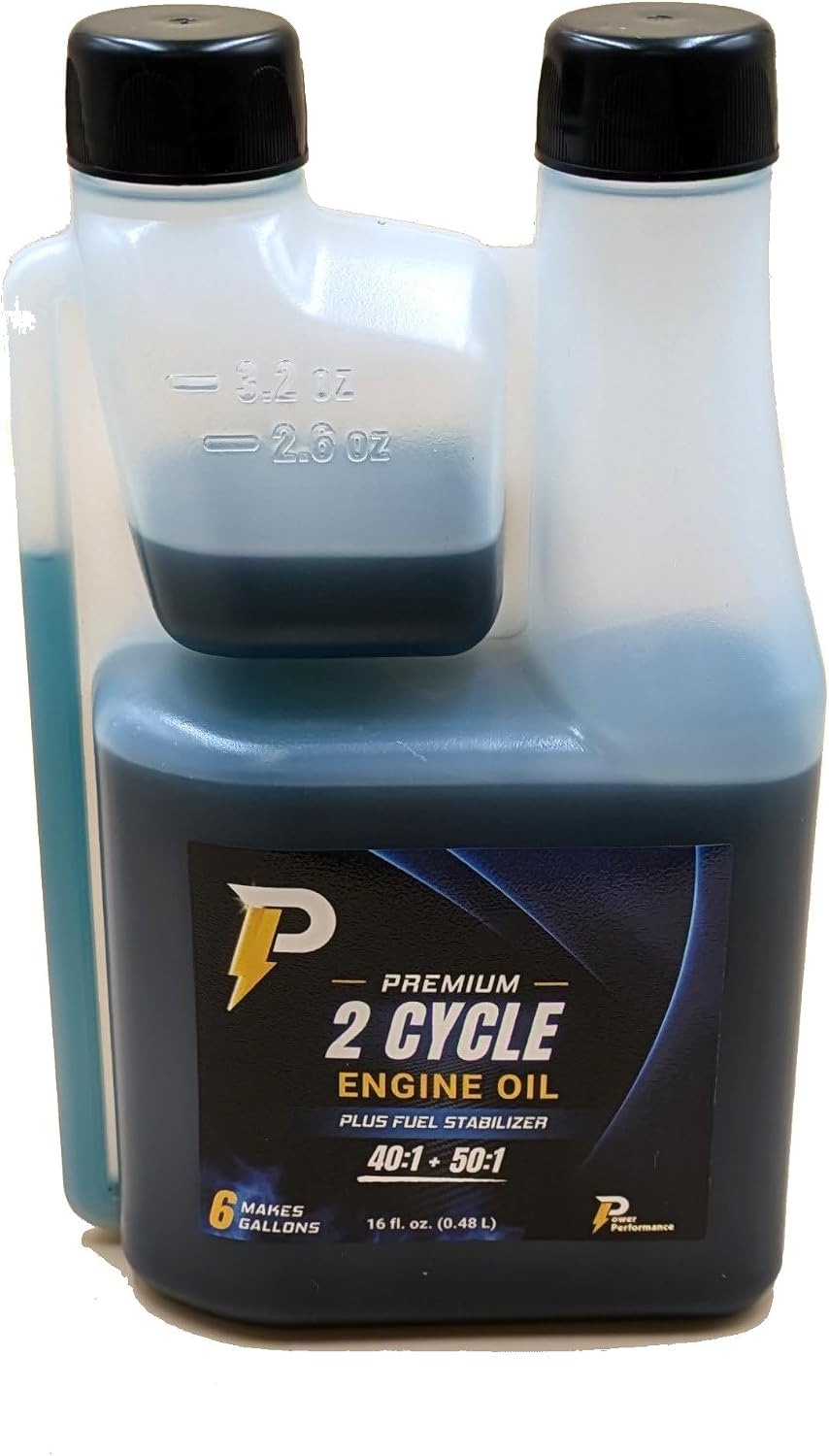 Power Performance Premium 2-Cycle Oil 16oz Easy to Measure Bottle
