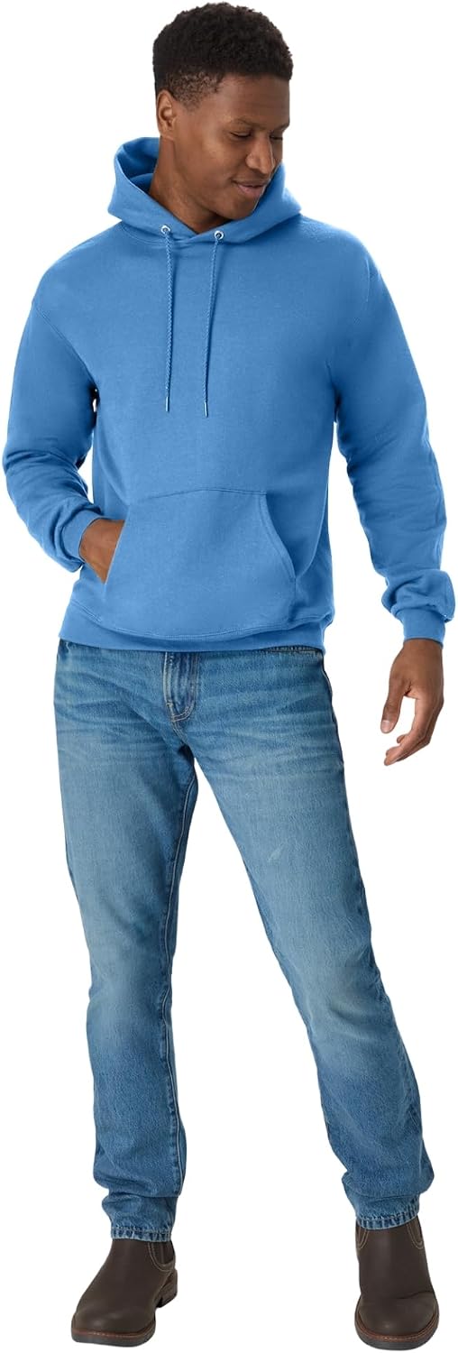 Hanes Men's Hoodie - EcoSmart Fleece Hooded Sweatshirt for Men & Women - Midweight Fleece - Big & Tall Available