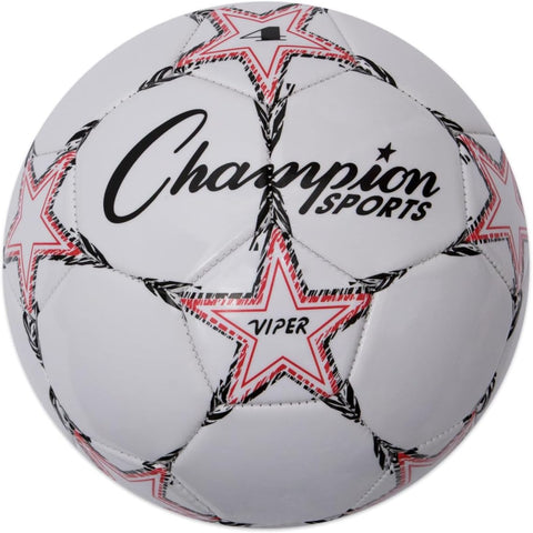 Champion Sports Viper Soccer Ball – TPU Soft-Touch Training Ball in Sizes 3,4,5 for Indoor/Outdoor Play