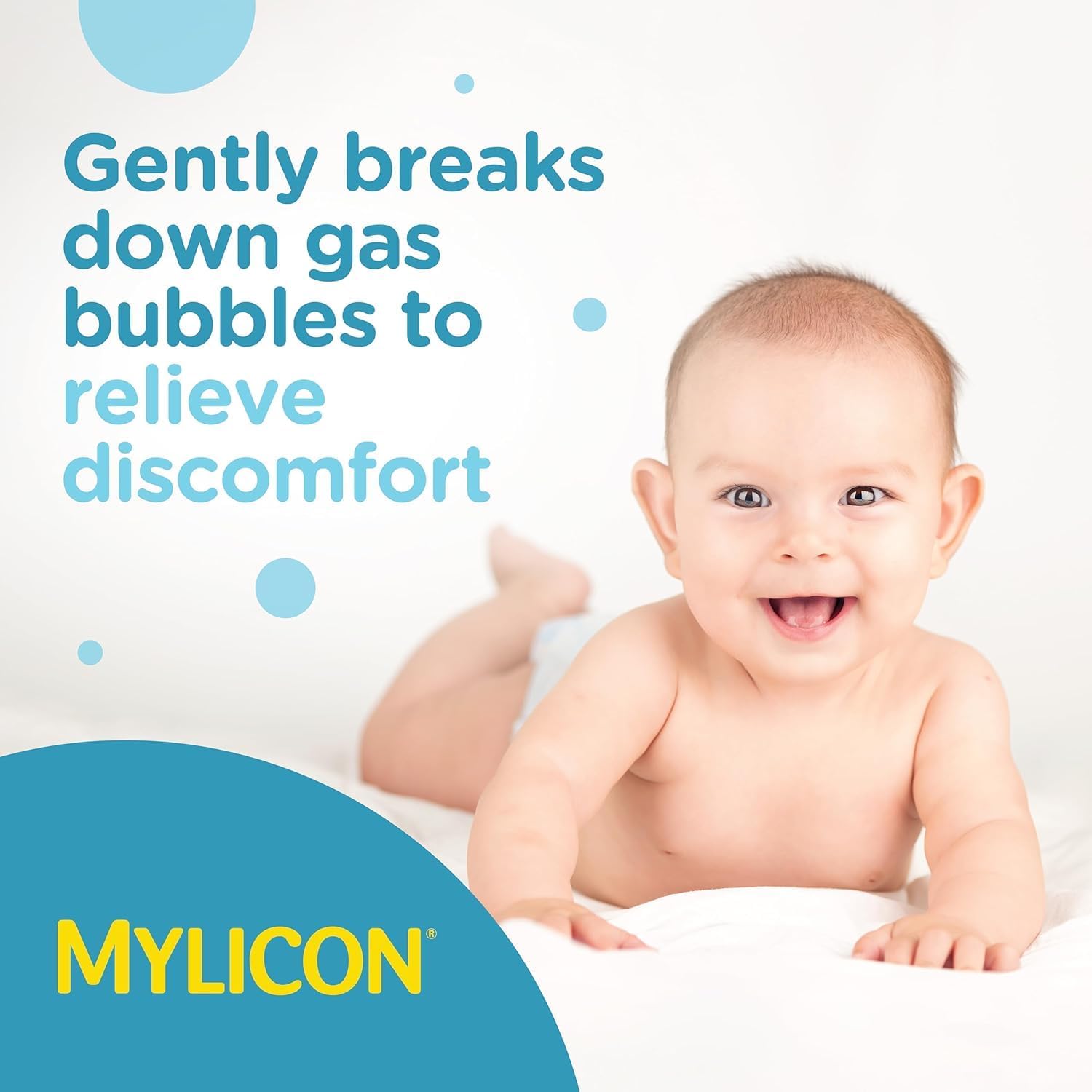 MYLICON Infant & Baby Gas Relief Drops, Dye-Free, 1 Oz (2 Pack) New Syringe