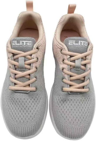 ELITE Women's Comfort Bowling Shoes - Universal Slide Soles, Ultra Light-Weight Mesh Athletic Style for Bowlers