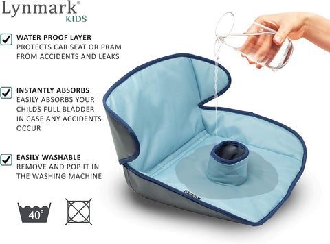 Lynmark® Potty Training Car Seat Protector Cover - Pee Protector, 1 Pk Blue