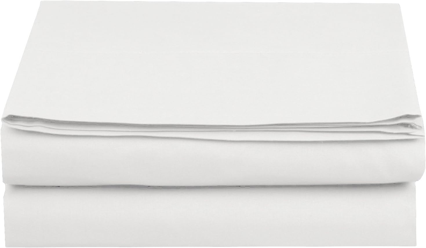 Luxury Flat Sheet on Amazon Elegant Comfort Wrinkle-Free 1500 Premier Hotel Quality 1-Piece Flat Sheet, California King Size, White