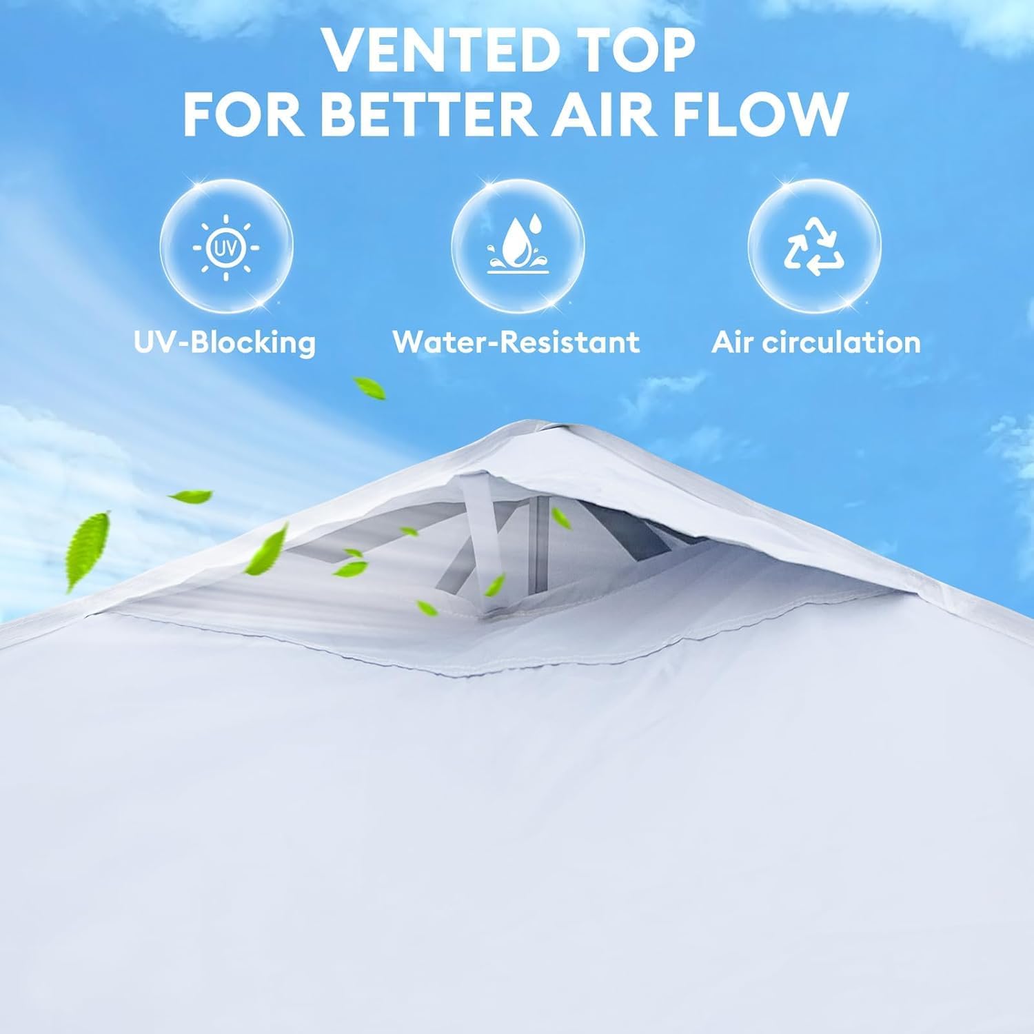 SANWAY 10x10 Pop Up Canopy Tent with Sidewall, Vendor Booth Shelter