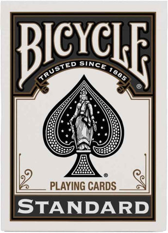 Bicycle Black Playing Cards Standard Index Poker Size Classic Deck