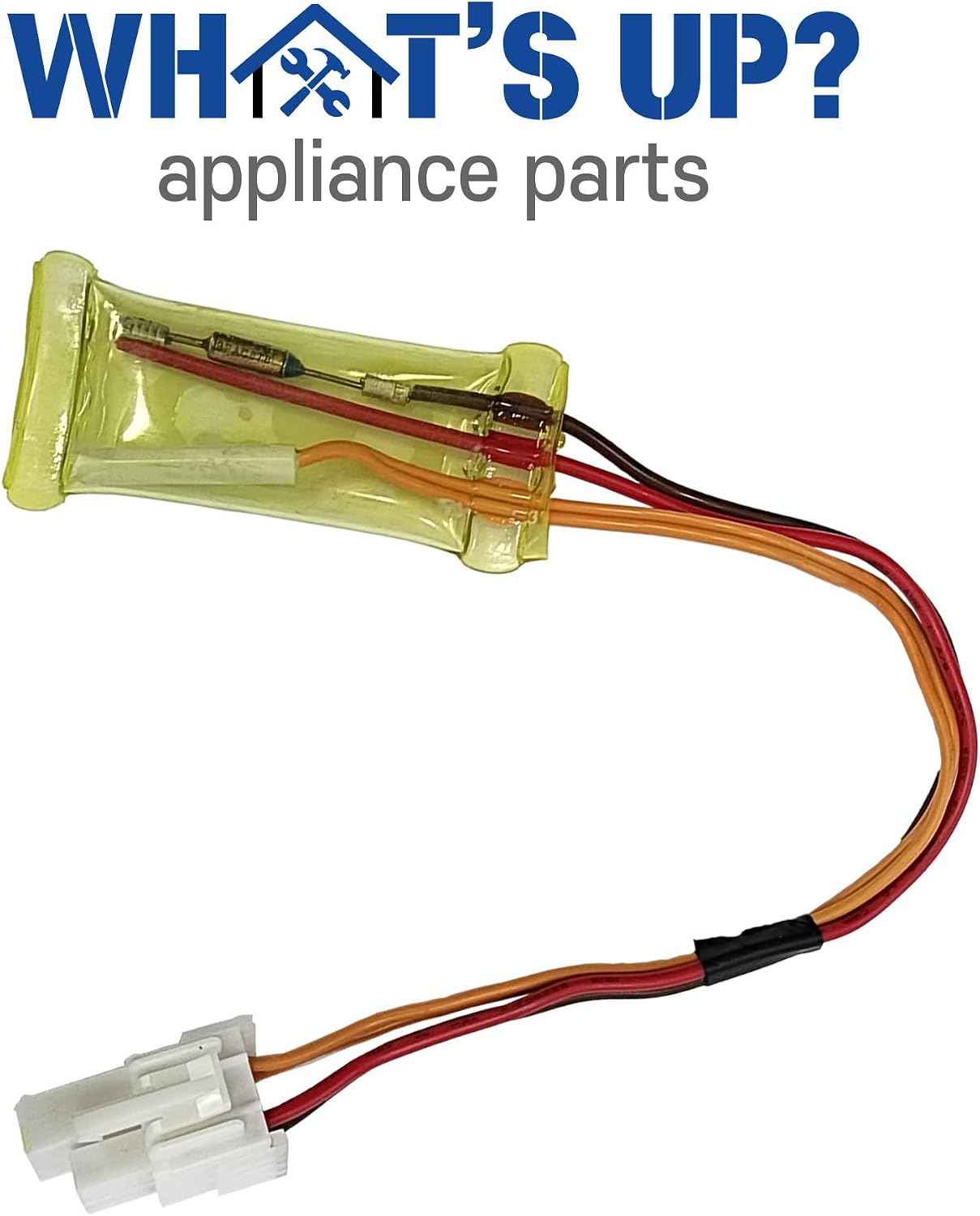 What's Up? 6615JB2005C Refrigerator Thermistor Defrost Sensor for LG Refrigerators Replaces 1268258 6615JB2005A AH3529338 EA3529338 PS3529338