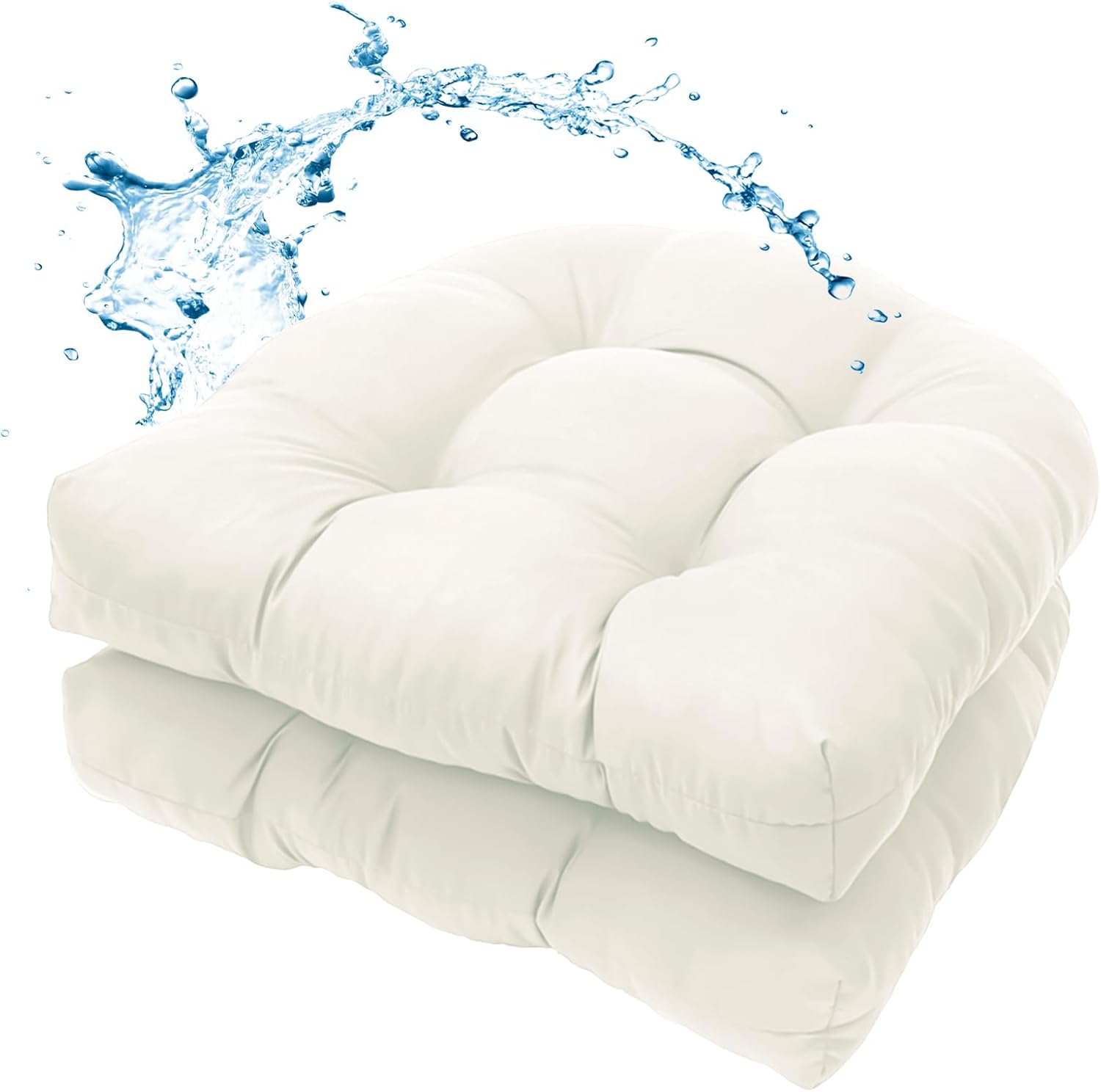MTMR Outdoor Chair Cushions Set of 2, Patio Furniture Seat Pads, Waterproof