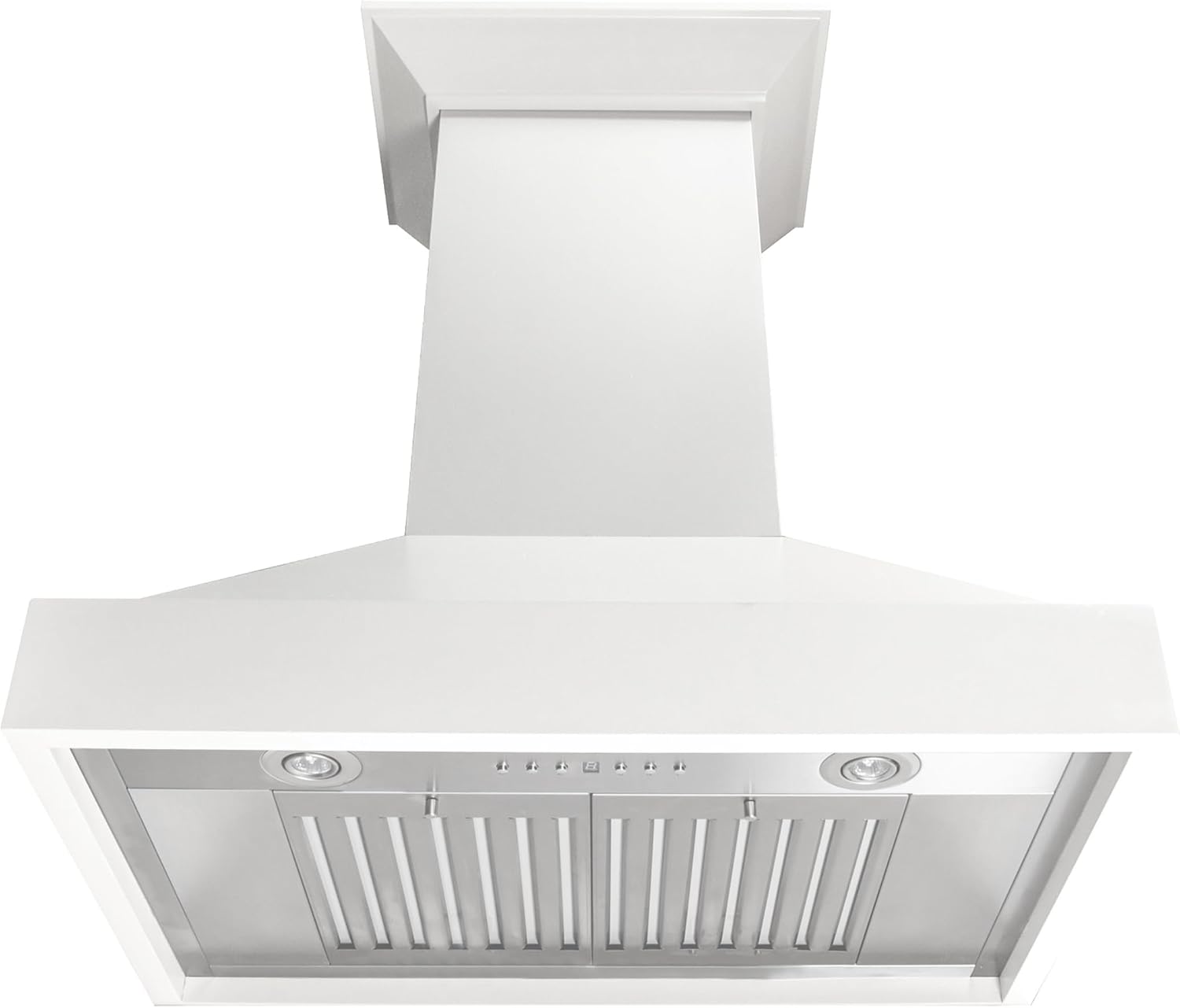 ZLINE 30 in. Wooden Wall Mount Range Hood in Smooth Bright White Finish (KBWW-30)