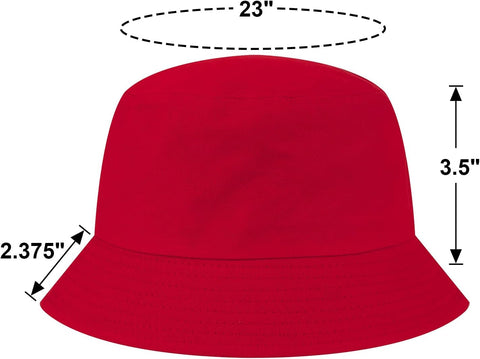 TOPTIE Bucket Hat 6 Pack, Packable Summer Hats for Men Women
