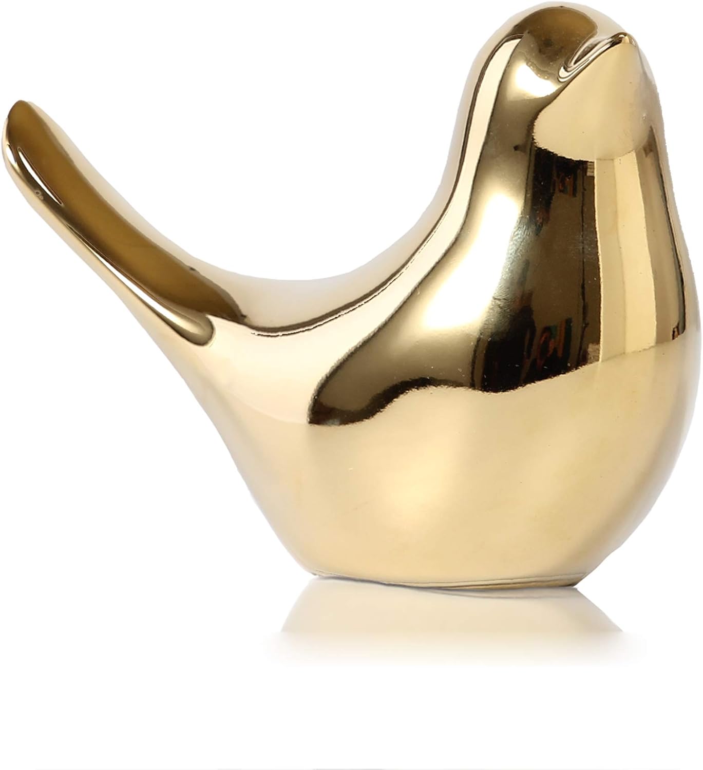 FANTESTICRYAN Small Birds Statues Home Decor, Modern Style, Gold, XL