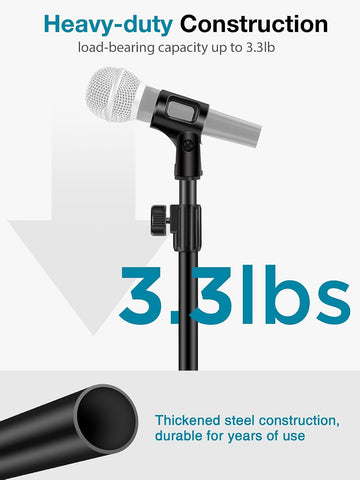 InnoGear Desktop Microphone Stand Holder Mic Stand Desk Mount for Fifine