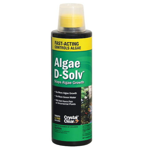 CrystalClear Algae D-Solv EPA Registered Pond Algaecide, 16 oz