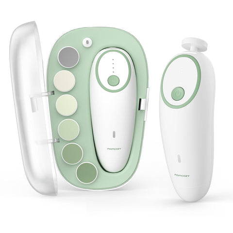 Momcozy Baby Nail File Electric, Gentle Night Light Baby Nail Trimmer