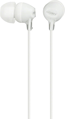 Sony MDREX15LP in-Ear Earbud Headphones, White (Pack of 2)