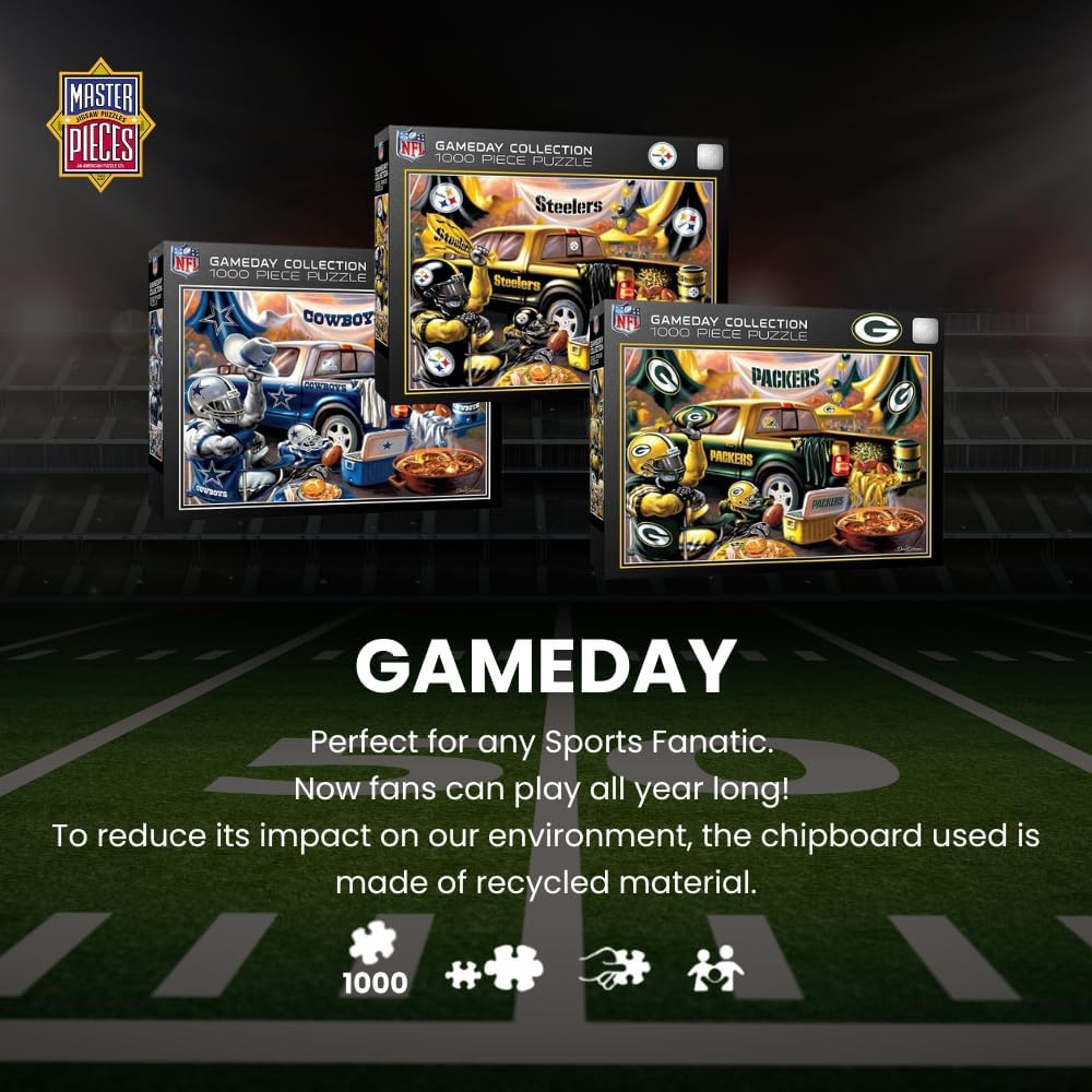 MasterPieces - 1000 Piece Jigsaw Puzzle, NFL Seattle Seahawks, Fun for Adults and Family, Non-Glare Finish, 19.25"x26.75"