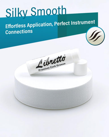 Libretto Clarinet Swab Kit, Pull Through Swab + Cork Grease, Microfiber Swab for Bb Clarinet, Odorless 0.16 oz Cork Grease for Woodwind Musical Instruments
