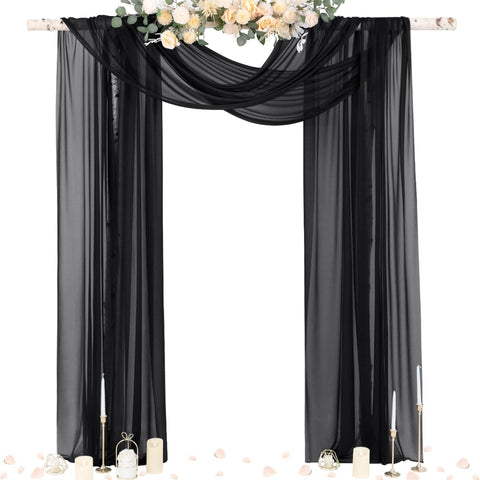 Wedding Arch Draping Fabric Sheer Curtain Drapes Birthday Party Home Decor