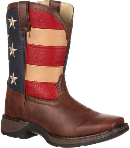 Kid's Patriotic Western Flag Boot