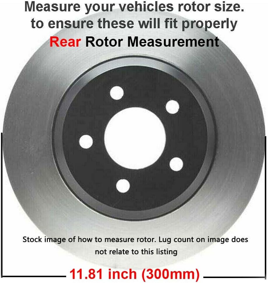 Detroit Axle - Brake Kit for 2015-2023 Mercedes-Benz C300, 2016-2018 C350e