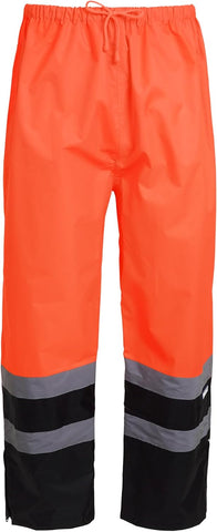JORESTECH Safety Rain Set/Jacket Reflective High Visibility Yellow Black JK-03 / Pants Lime ANSI 150D Heavy Duty PANTS-03