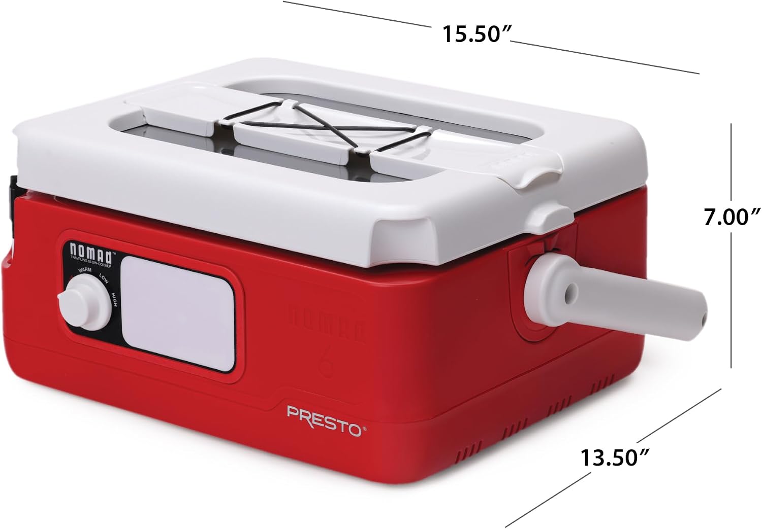 Presto 06011 6-Quart Nomad Traveling Slow Cooker