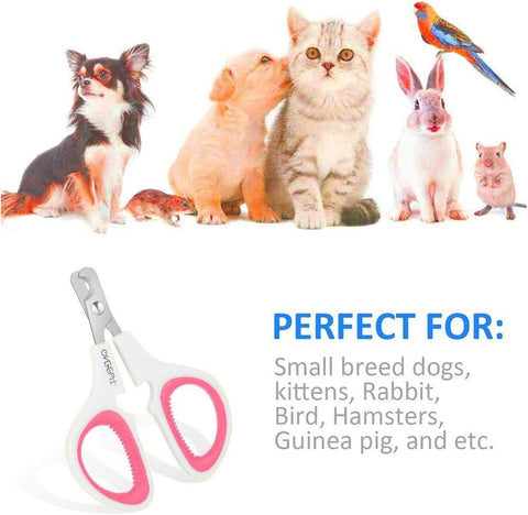 Pet Nail Clippers, Cat & Kitten Claw Nail Clipper Safe Sharp Trimmer
