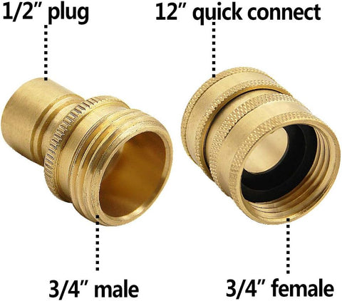 Twinkle Star Pressure Washer Adapter Set, Quick Disconnect Kit