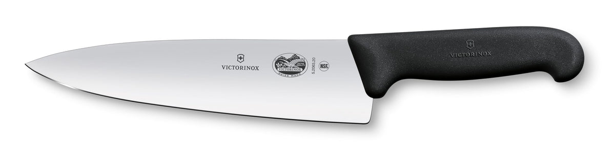 Victorinox Swiss Army 5.2063.20-X14 Fibrox Chef's Knife Black 8 in