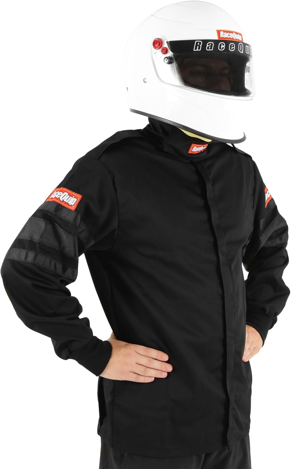 RaceQuip® 111006RQP 110 Series Driving Jacket - SFI 3.2A/1 - Black - XL