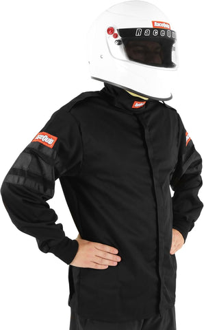 RaceQuip® 111006RQP 110 Series Driving Jacket - SFI 3.2A/1 - Black - XL