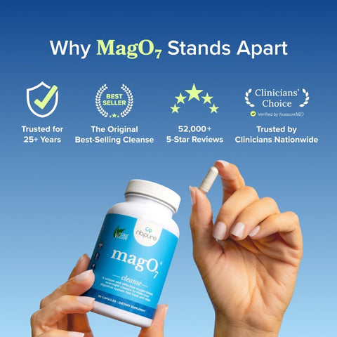 nbpure MagO7 Natural Colon Cleanse & Detox (30 Capsules)