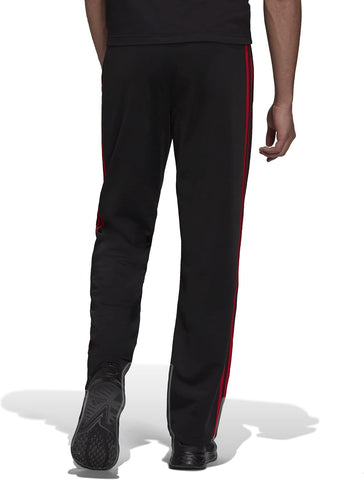 Adidas Mens Essentials Fleece Open Hem 3-Stripes Pants