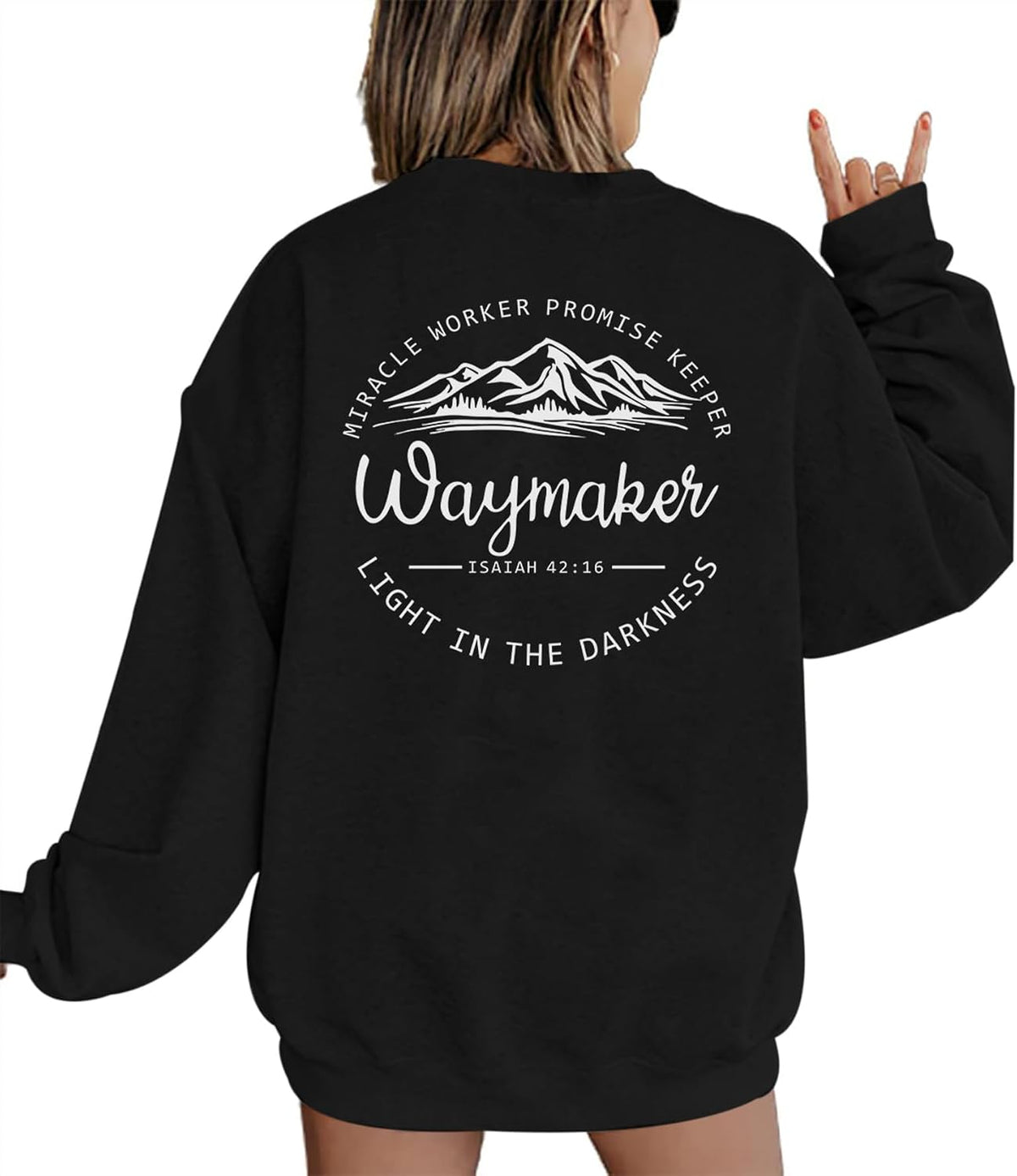 Pairxily Womens Christian Sweatshirt Inspirational Religious Faith Sweatshirts Graphic Crewneck Long Sleeve Shirts