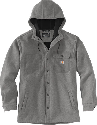 Carhartt Men's Rain Defender Relaxed Fit Heavyweight Hooded Shirt Jac