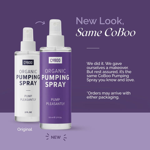 CoBoo The Original Pumping Spray, Organic Breast Pump Lubricant